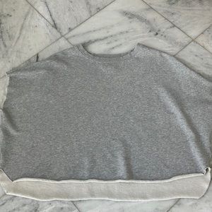 Frank and Eileen original capelet, triple fleece, o/s gray